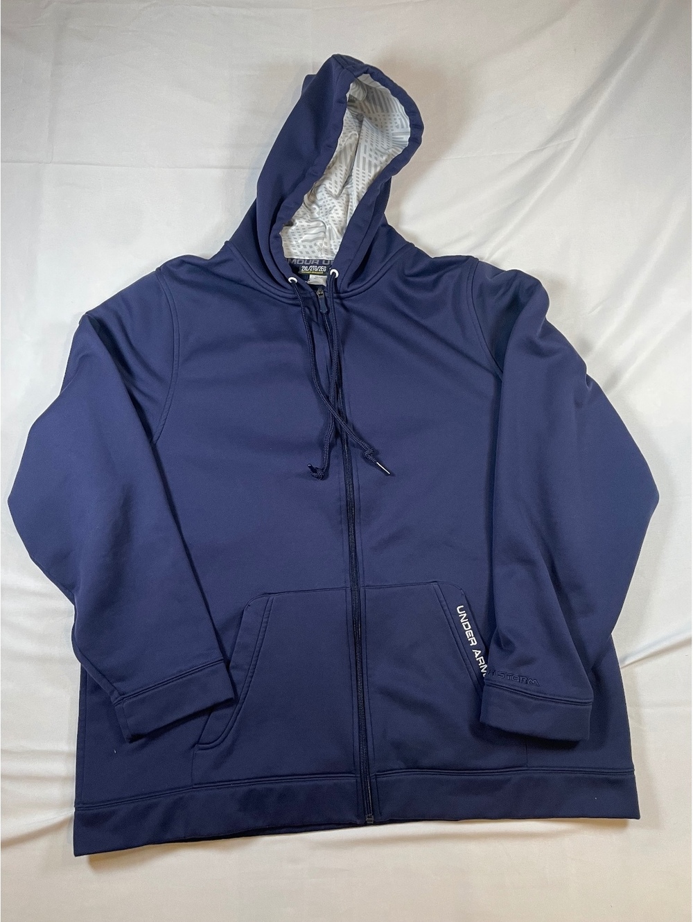 Under Armour UA Storm Full-Zip Hoodie Sweatshirt Men's 2XL Navy Blue